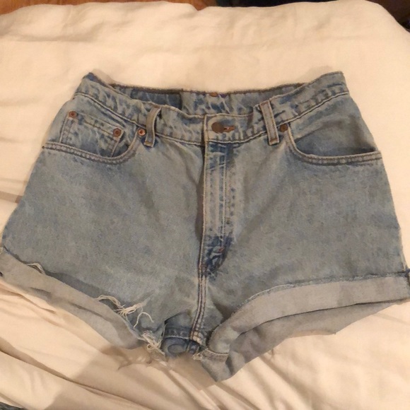 Levi's Pants - Levi 550 high waisted cutoff shorts